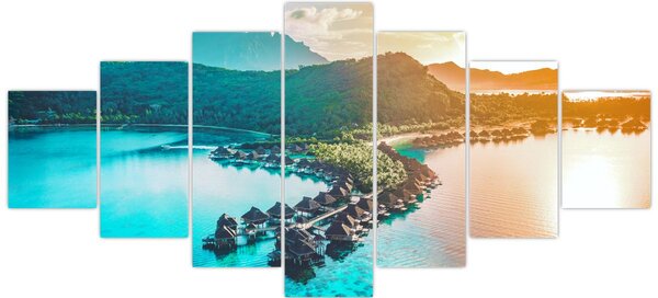 Obraz - Bora Bora (210x100 cm)