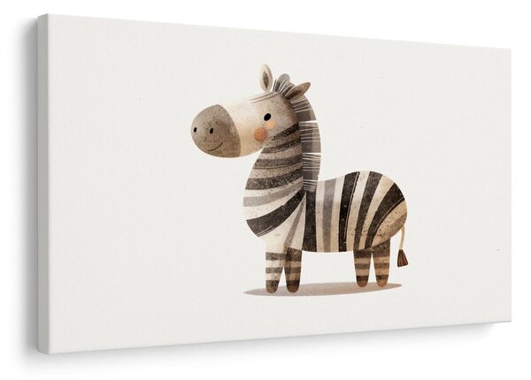 Obraz roztomilá kreslená zebra