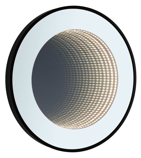 P 79561 LED zrcadlo s osvětlením Miro IP44 měnitelná bílá 230V 11,5W zrcadlo/černá mat - PAULMANN