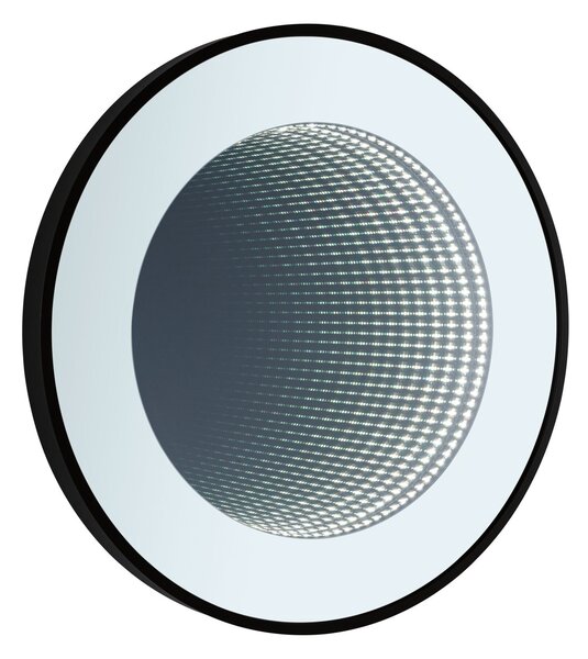 P 79561 LED zrcadlo s osvětlením Miro IP44 měnitelná bílá 230V 11,5W zrcadlo/černá mat - PAULMANN