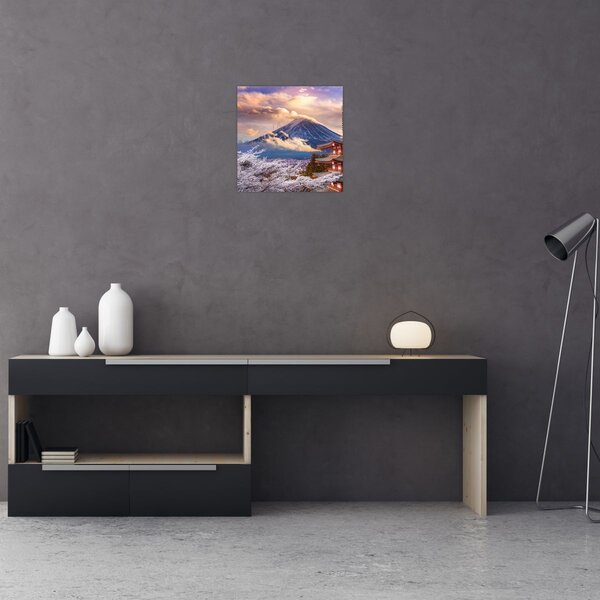 Obraz - Hora Fuji (30x30 cm)