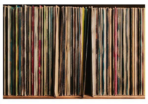 Obraz retro vinylové desky