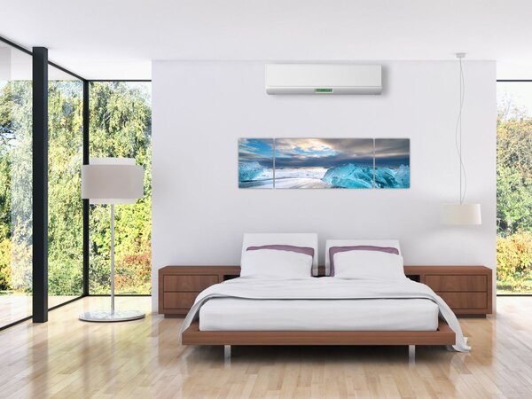 Obraz - Diamantová pláž (170x50 cm)