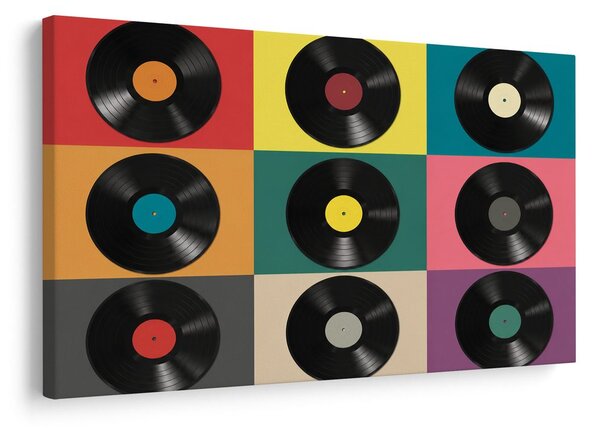 Obraz retro vinylové desky
