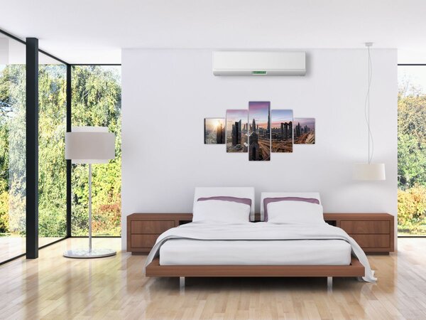 Obraz - Panorama Dubaje (125x70 cm)