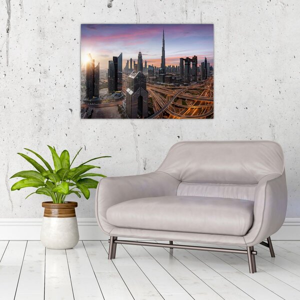 Obraz - Panorama Dubaje (70x50 cm)