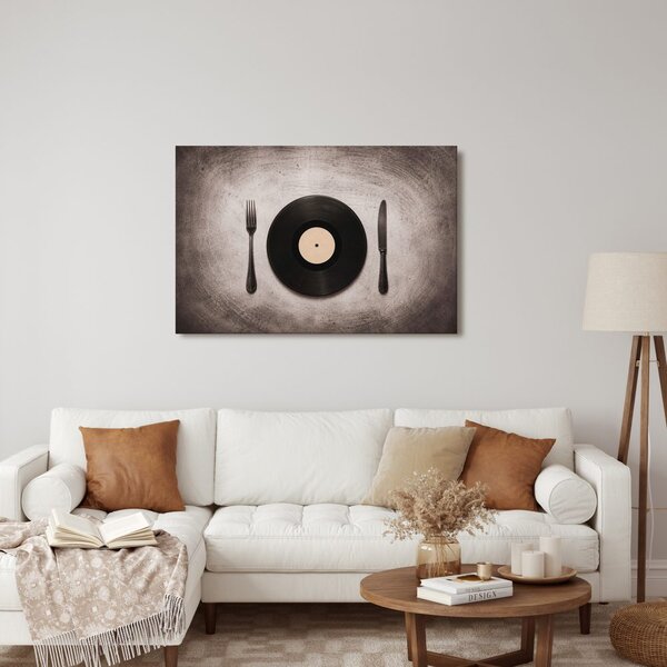 Obraz vinyl mezi příbory