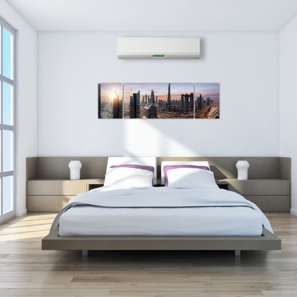 Obraz - Panorama Dubaje (170x50 cm)