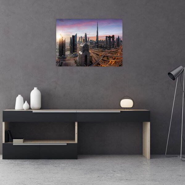 Obraz - Panorama Dubaje (70x50 cm)
