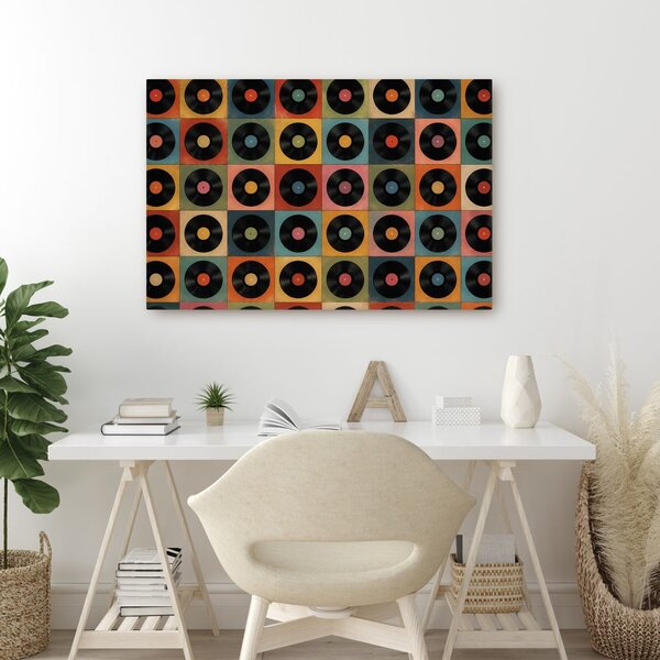 Obraz retro vinylové desky