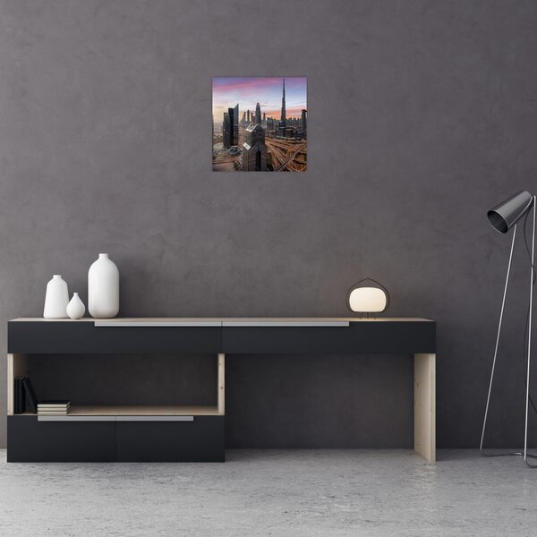 Obraz - Panorama Dubaje (30x30 cm)