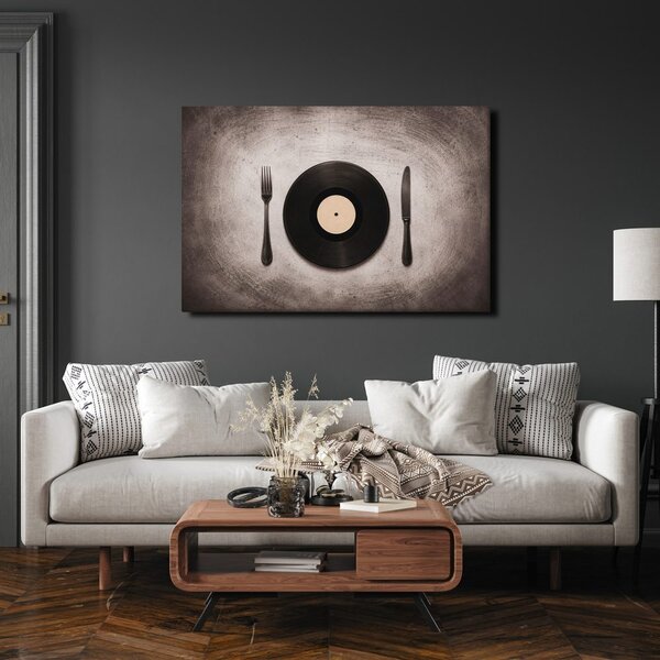 Obraz vinyl mezi příbory