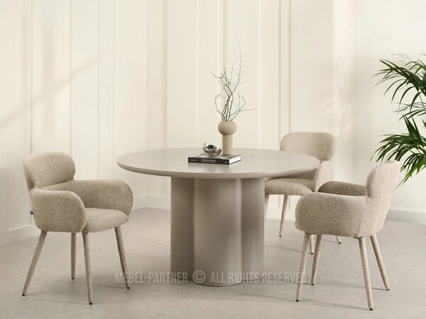 Čalouněná jídelní židle PURPLA - béžová