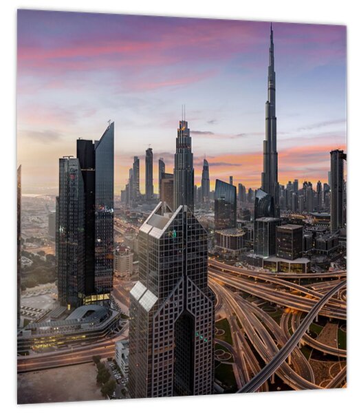 Obraz - Panorama Dubaje (30x30 cm)