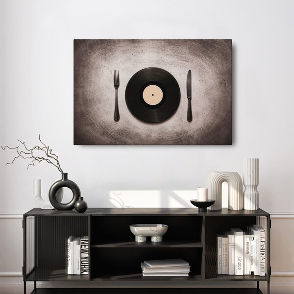 Obraz vinyl mezi příbory