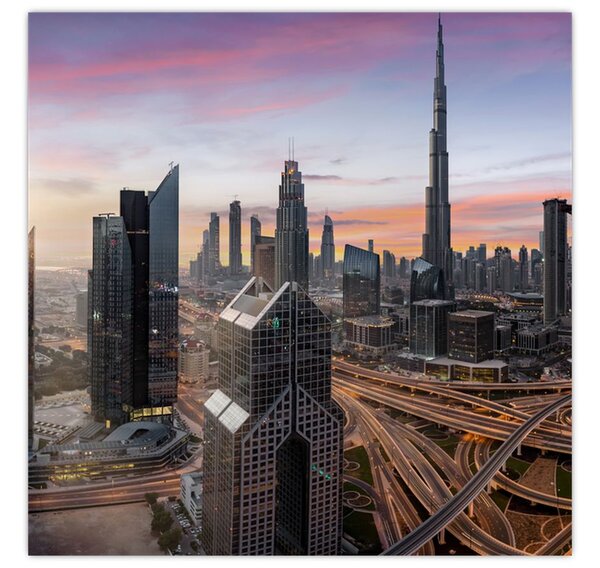 Obraz - Panorama Dubaje (30x30 cm)
