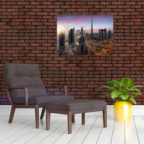 Obraz - Panorama Dubaje (70x50 cm)