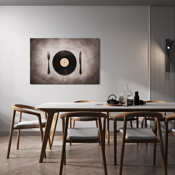 Obraz vinyl mezi příbory