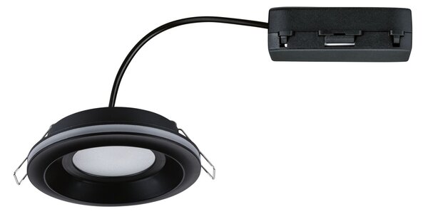 P 92251 LED vestavné svítidlo Sormus samostatné svítidlo IP65 kruhové 100mm 4,8W / 1,5W / 230V 3000K černá - PAULMANN