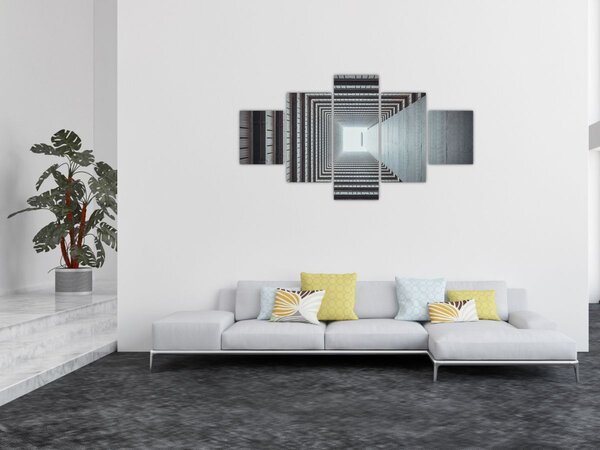 Obraz - Pohled zevnitř budovy (125x70 cm)