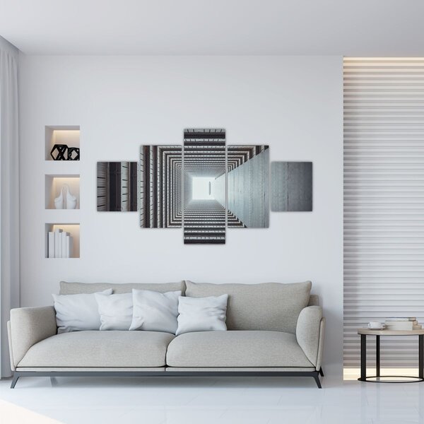 Obraz - Pohled zevnitř budovy (125x70 cm)