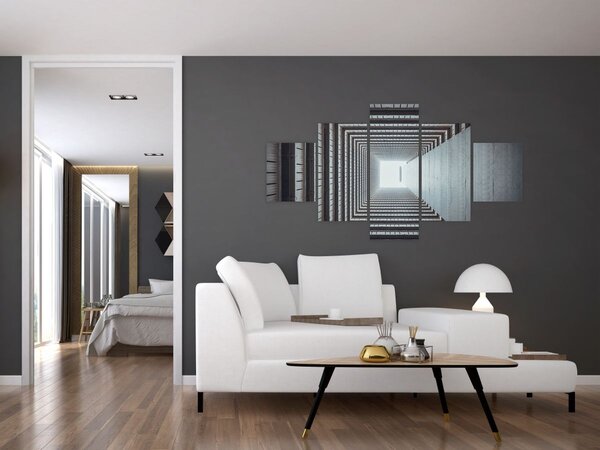 Obraz - Pohled zevnitř budovy (125x70 cm)