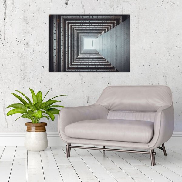 Obraz - Pohled zevnitř budovy (70x50 cm)