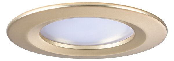 P 92405 LED vestavné svítidlo Nova Coin základní sada nevýklopné IP44 kruhové 78mm Coin 3x6W 230V 2700K zlatá mat - PAULMANN