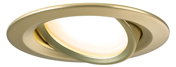 P 92404 LED vestavné svítidlo Nova Coin 3ks sada kruhové 84mm 50° Coin 3x6W 230V 2700K zlatá mat - PAULMANN