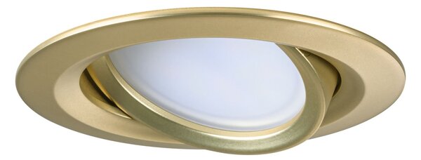 P 92404 LED vestavné svítidlo Nova Coin 3ks sada kruhové 84mm 50° Coin 3x6W 230V 2700K zlatá mat - PAULMANN