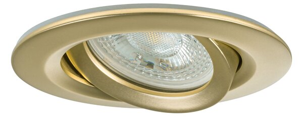P 92403 Vestavné svítidlo Nova Plus IP65 kruhové 93mm 30° GU5,3 / GU10 max. 35W 230/12V stmívatelné zlatá mat - PAULMANN