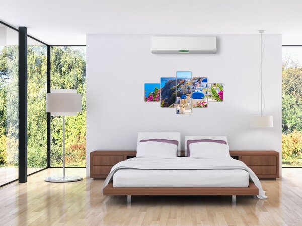 Obraz - Santorini, Řecko (125x70 cm)