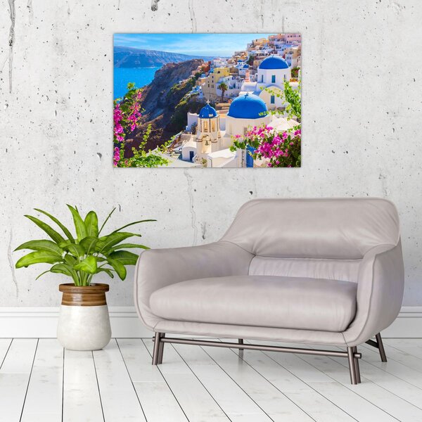 Obraz - Santorini, Řecko (70x50 cm)