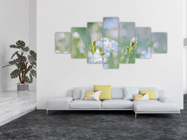 Obraz - Jemné květy (210x100 cm)
