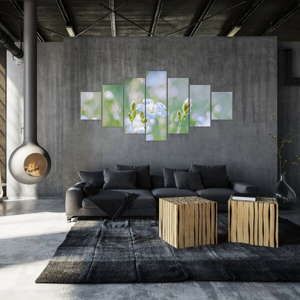Obraz - Jemné květy (210x100 cm)
