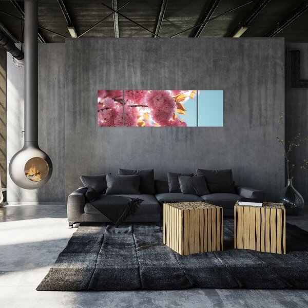 Obraz - Třešňový květ (170x50 cm)