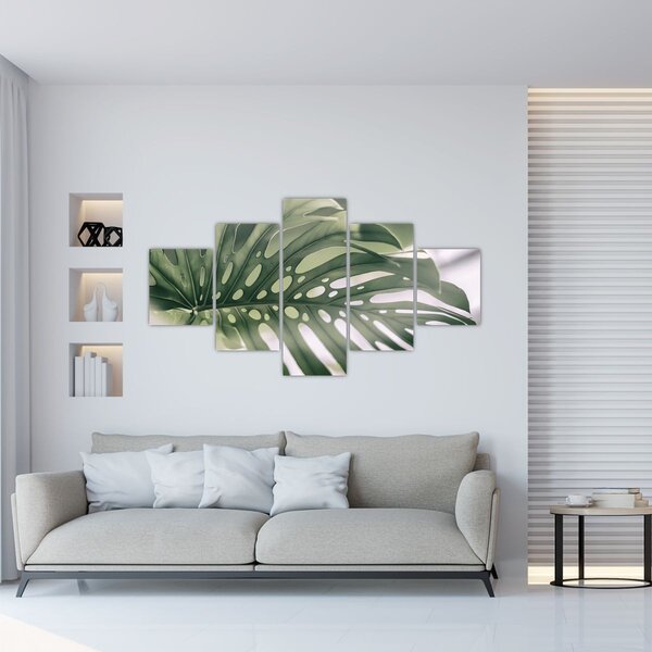 Obraz - List monstery (125x70 cm)