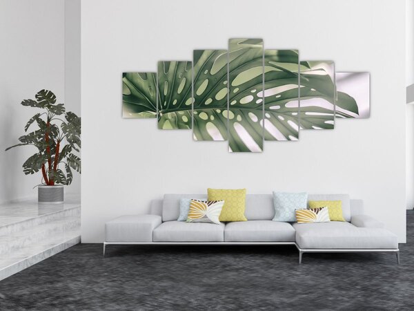 Obraz - List monstery (210x100 cm)