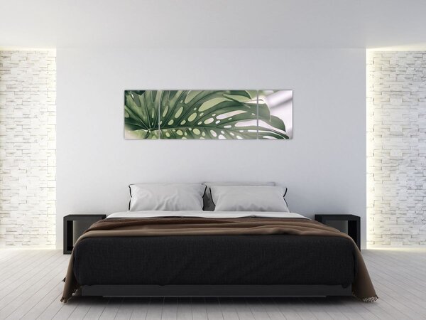 Obraz - List monstery (170x50 cm)