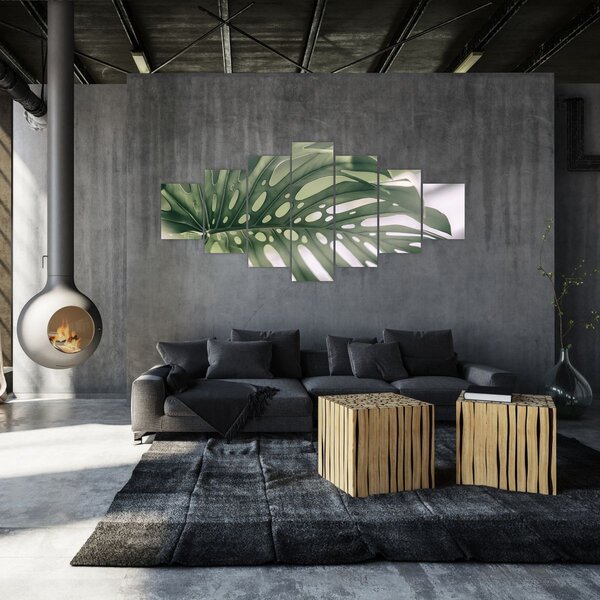 Obraz - List monstery (210x100 cm)