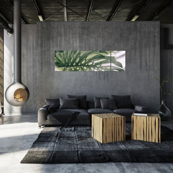 Obraz - List monstery (170x50 cm)