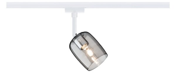 P 95700 URail lištový spot Blossom G9 max. 10W 230V bílá/kouřové sklo - PAULMANN