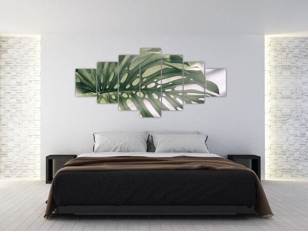 Obraz - List monstery (210x100 cm)