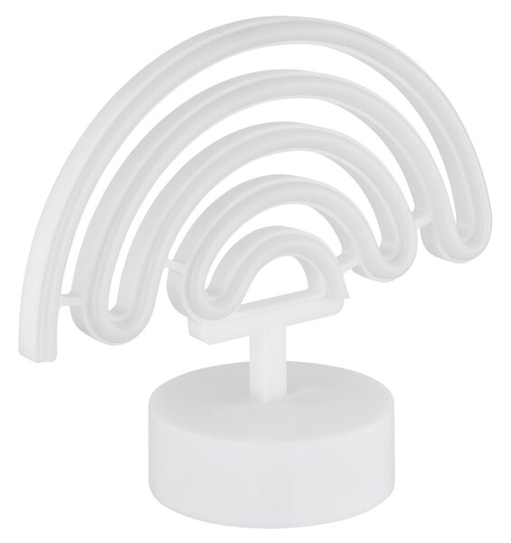 Stolní LED lampa PELANGI bílá/vícebarevná