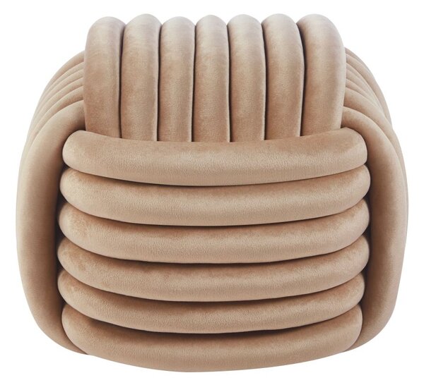 Designový taburet ISKARIEL - cappuccino