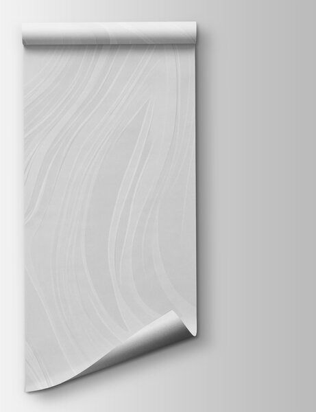 Fototapeta Bílé pozadí se zvlněnými liniemi, Mramorové fototapety, Populární fototapety, w02574v2 - Tapeko.co.cz