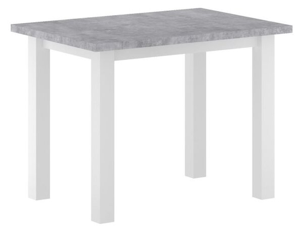 Malý jídelní stůl 70x100 cm ARNULF - beton / bílý