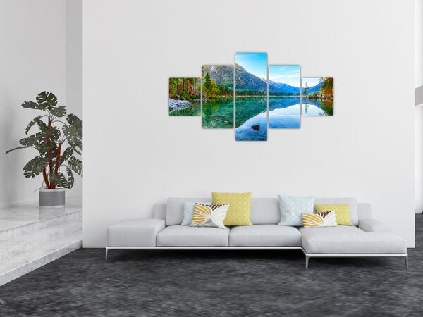 Obraz - Jezero Hintersee (125x70 cm)