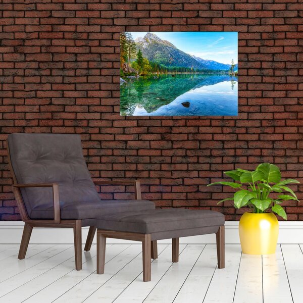 Obraz - Jezero Hintersee (70x50 cm)