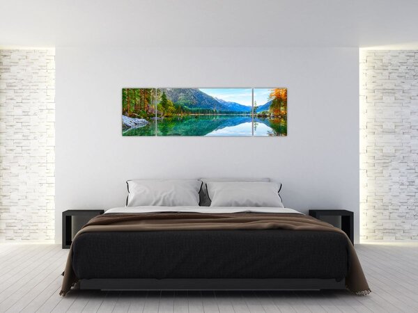 Obraz - Jezero Hintersee (170x50 cm)